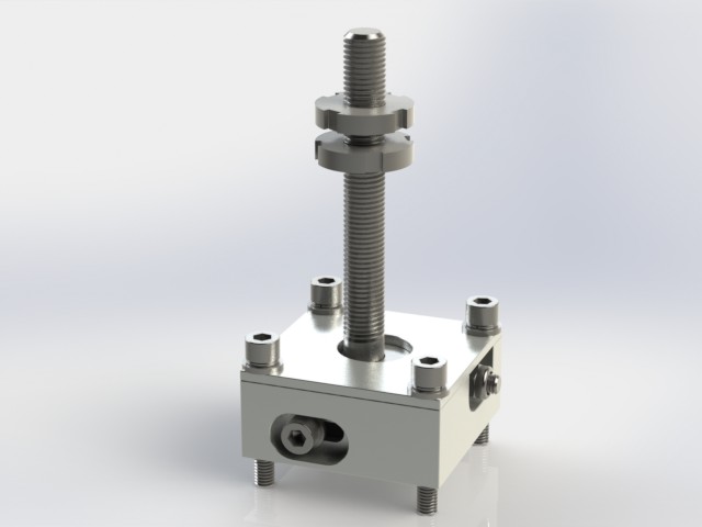 三轴可调安装柱或脚